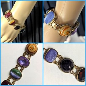 Liz Claiborne gem stone bracelet